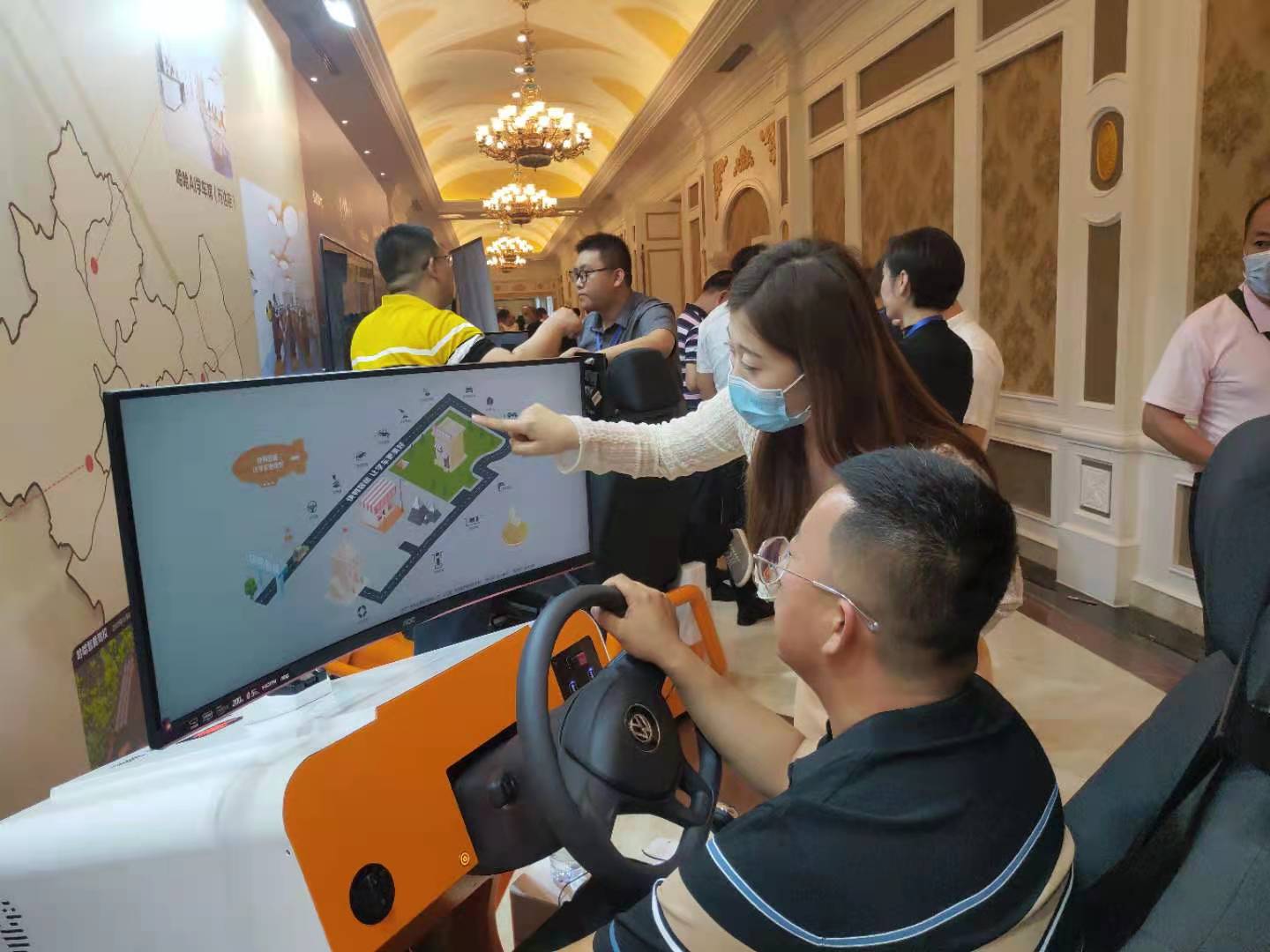 vr智能驾驶培训模拟器